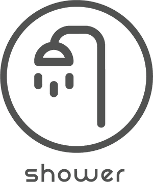 シャワー完備